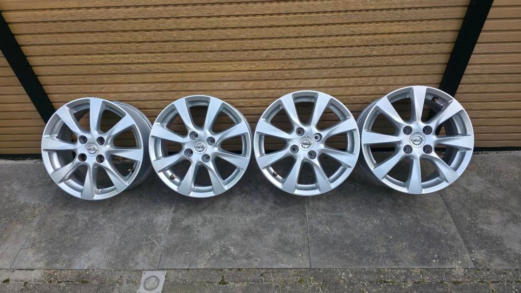 4 Opel Corsa Velgen 16 inch, Auto-onderdelen, Banden en Velgen, Ophalen, Gebruikt, Velg(en), 16 inch