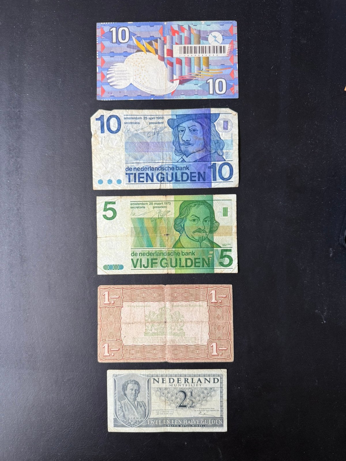 Nederlandse gulden biljetten. Mag voor een prikkie weg, Postzegels en Munten, Bankbiljetten | Nederland, Ophalen of Verzenden