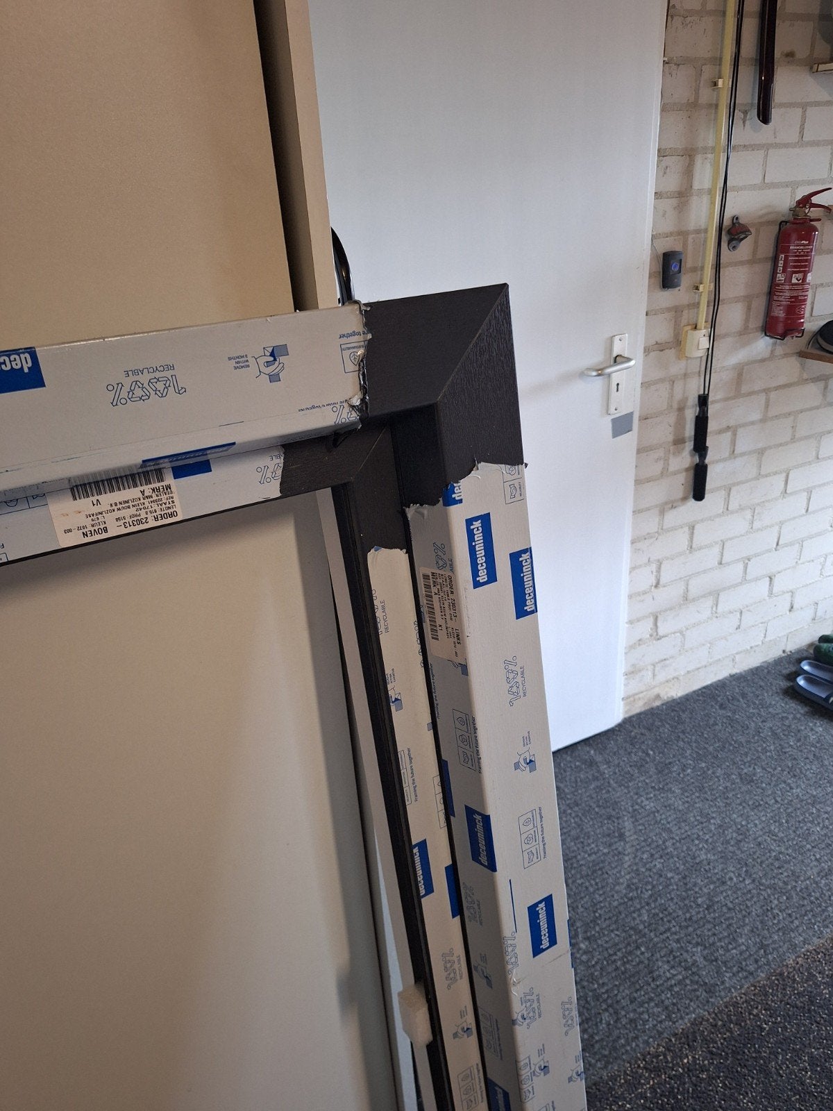 kunststoffen draai/kiep raam, 75 tot 150 cm, Kunststof, Raamkozijn, Nieuw