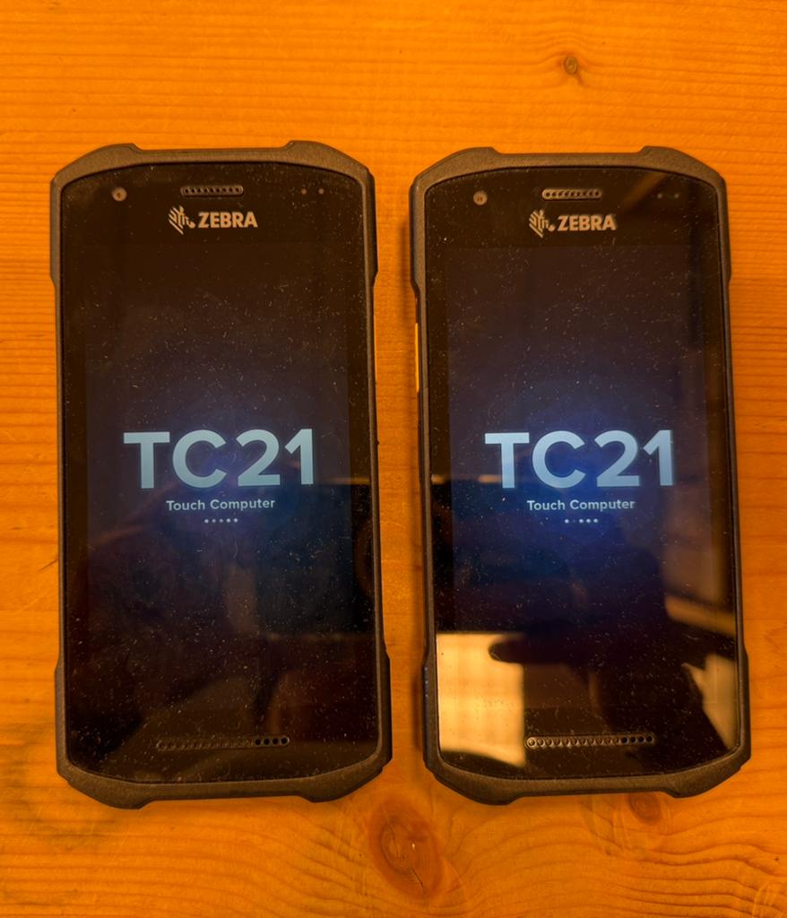 Set Zebra TC21 (64GB) handscanners/PDA, Telecommunicatie, Pda's, Ophalen, Zo goed als nieuw, Overige systemen, Overige merken