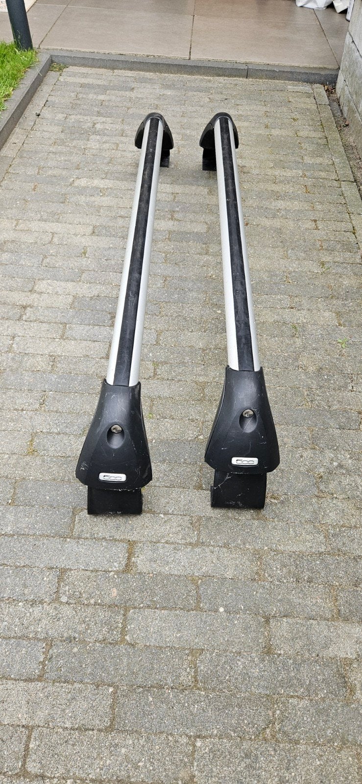 Originele Fiat dakdragers voor Fiat 500L, Ophalen, Gebruikt