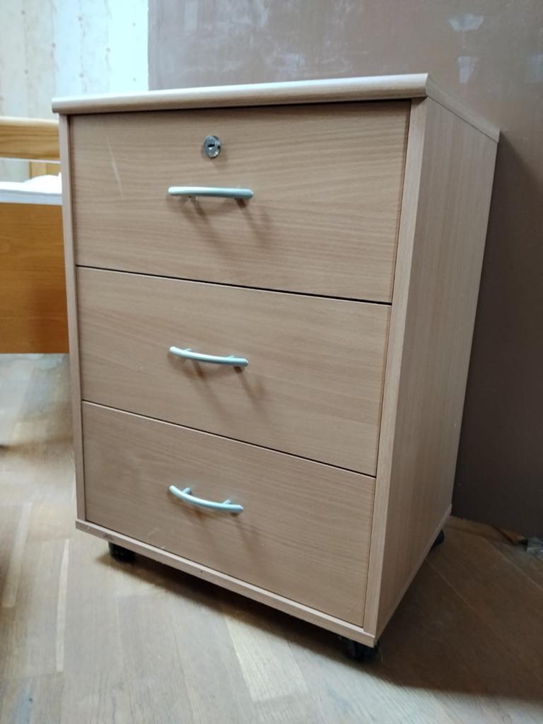 Nachtkastje  bedden, Gebruikt, 90 cm, Eenpersoons, Wit