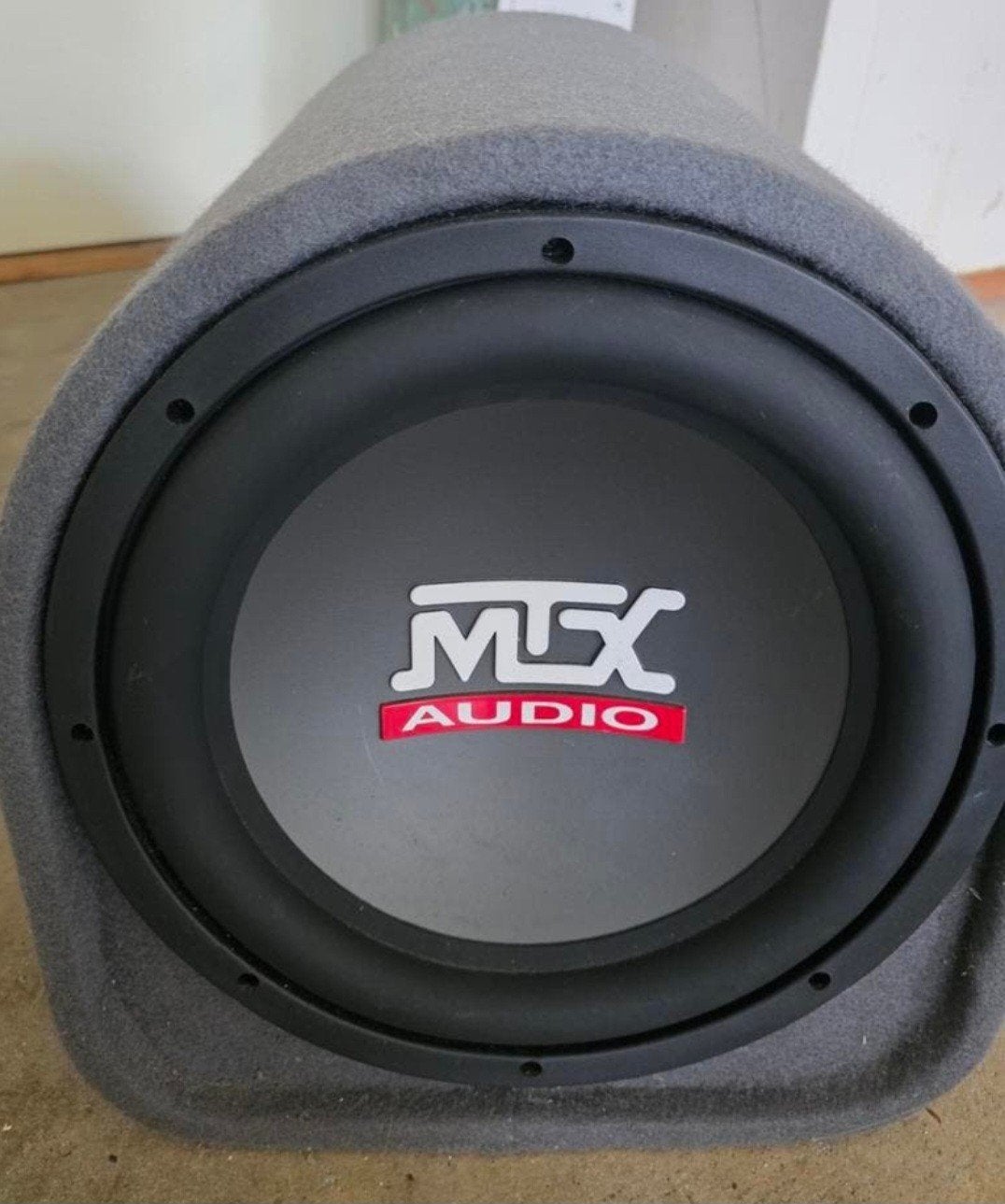 MTX Audio Subwoofer met ingebouwde versterker, Ophalen of Verzenden, Gebruikt