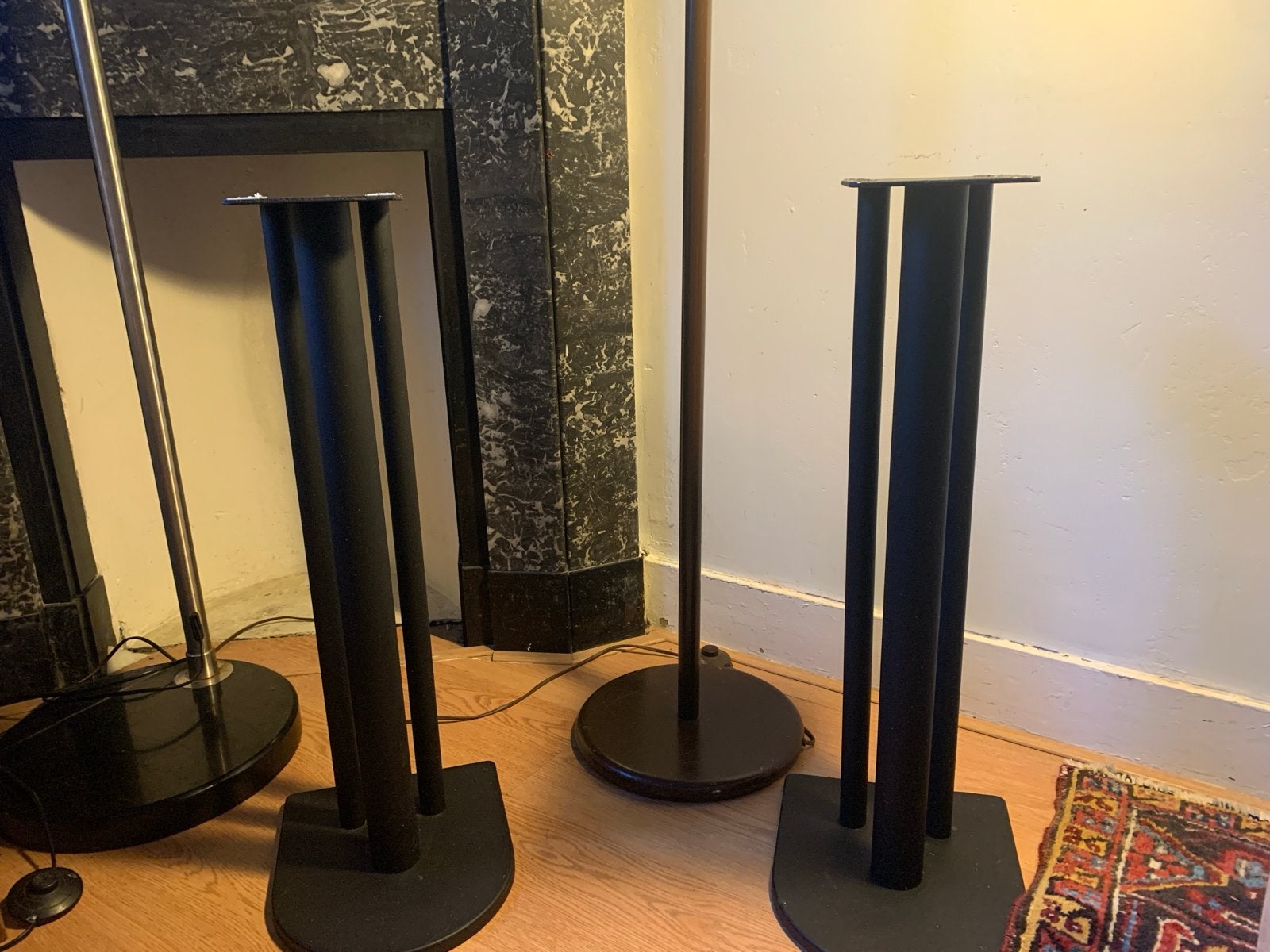 luidsprekerstandaards Set van 2, Overige merken, Gebruikt, Ophalen of Verzenden, Minder dan 60 watt