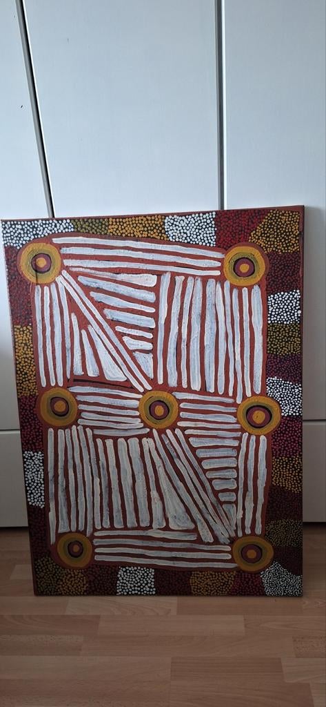 Aboriginal schilderij, Ophalen