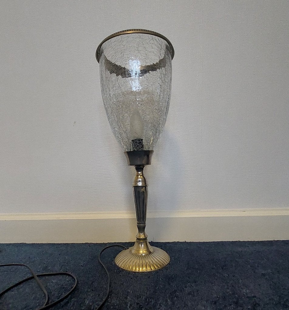 Bijzondere schemerlamp, tafellamp, kastlamp, Ophalen, Zo goed als nieuw, Glas