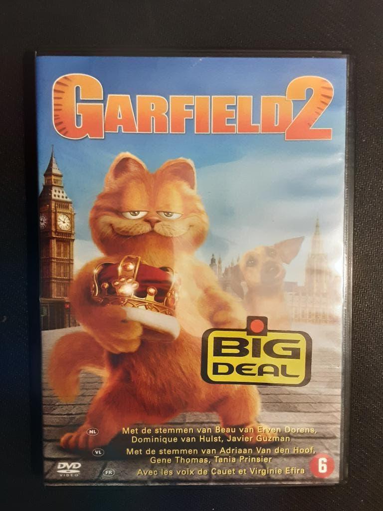 Garfield 2 (dvd), Gebruikt, Tekenfilm, Amerikaans, Ophalen of Verzenden