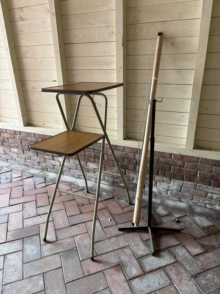 Vintage diaprojector/film tafel, Audio, Tv en Foto, Diaprojectors, Ophalen, Gebruikt