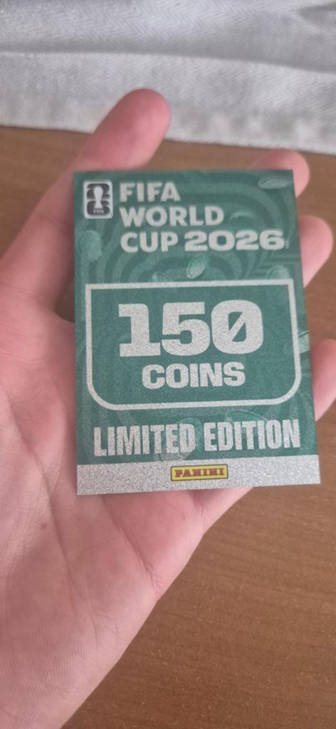 Fifa world cup 2026 adrenalyn 150 coins, Ophalen, Winkel, Super of Benzinepomp, Zegels, Bonnen of Punten