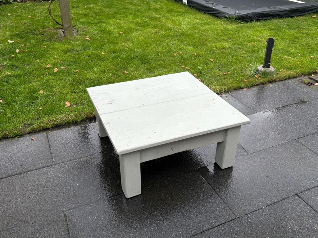 Gratis ophalen tafeltje bijzettafel, Ophalen of Verzenden, Rond, Minder dan 55 cm