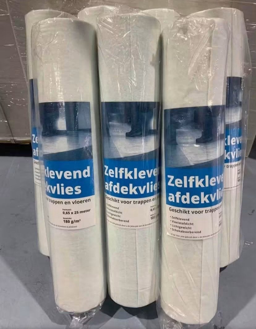 Afdekvlies Zelfklevend 25m | stucloper 180g Vloer & Trap, Overige typen, 15 m² of meer, Zelfklevend stucloper, Zelfklevend stucloper