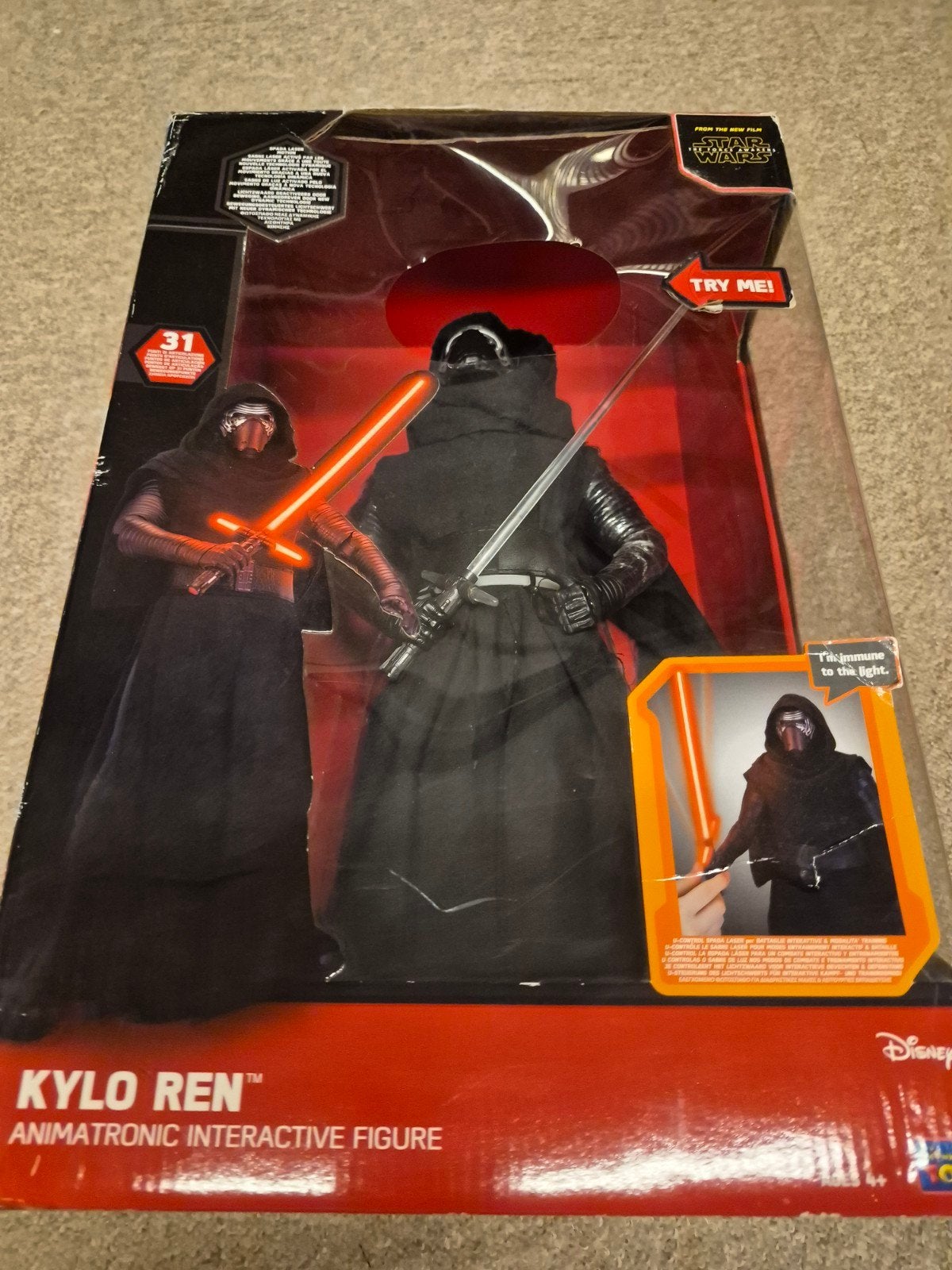 Kylo Ren Pop. (batterijen leeg) Alleen ophalen!!, Ophalen, Nieuw, Gebruiksvoorwerp