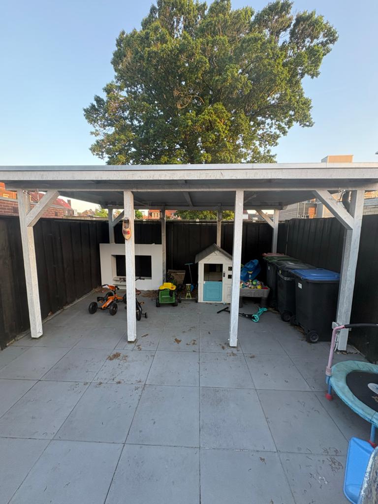 Overkapping 6x3,70m - Zelf demonteren en ophalen, Ophalen, Gebruikt, Overige typen