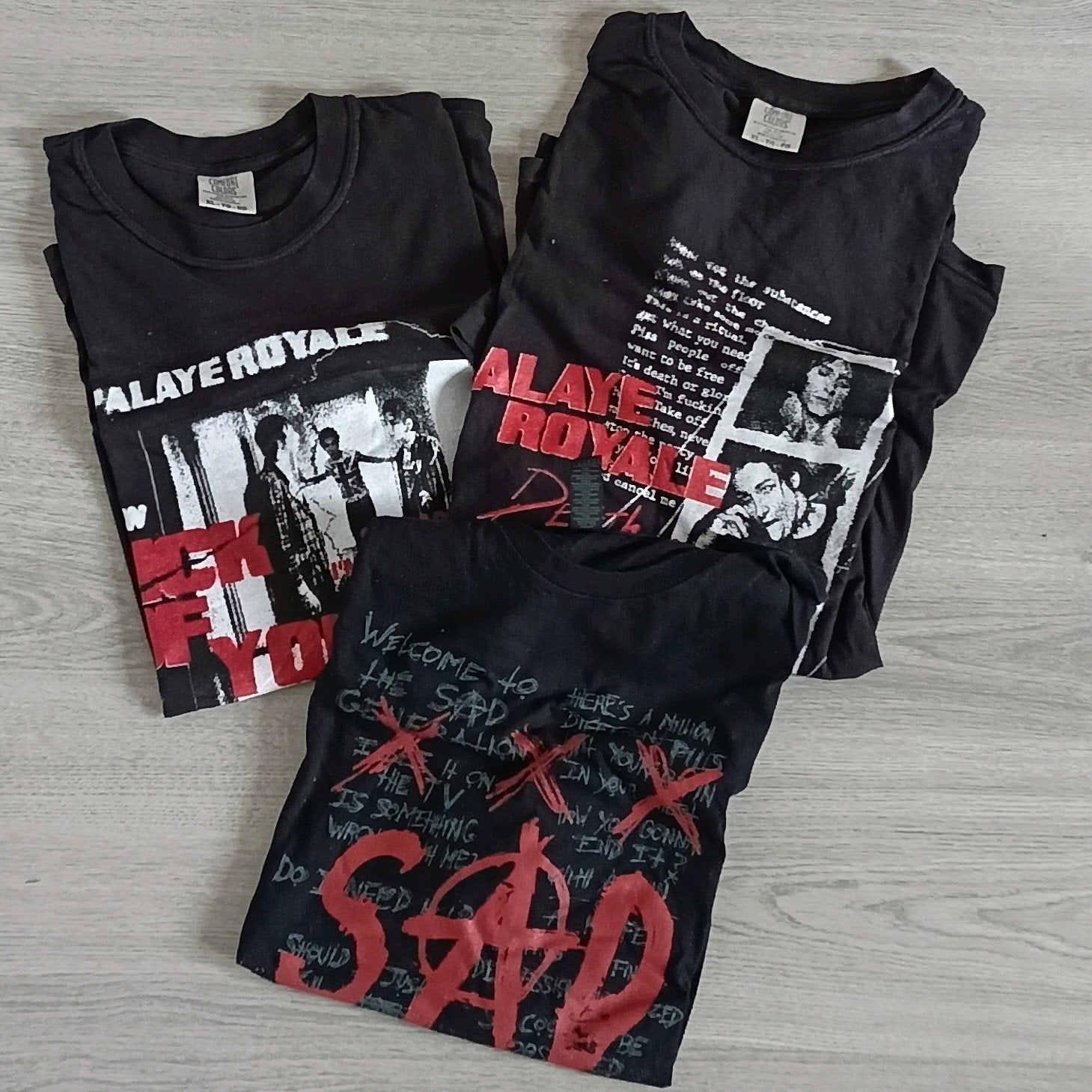 Palaye royale shirts maat xl*prijs per stuk*, Kleding | Heren, T-shirts, Ophalen of Verzenden, Zo goed als nieuw