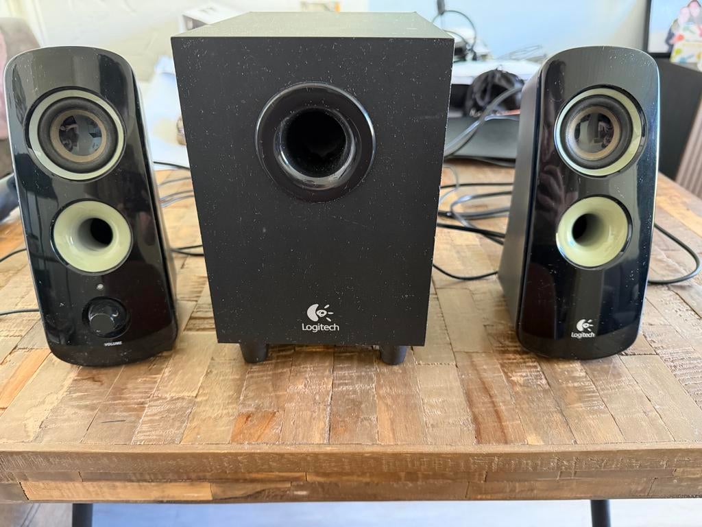 Logitech Z323 2.1 Speakersysteem voor PC/Laptop, Computers en Software, Pc speakers, Ophalen, Gebruikt, Audiokanaal 2.1