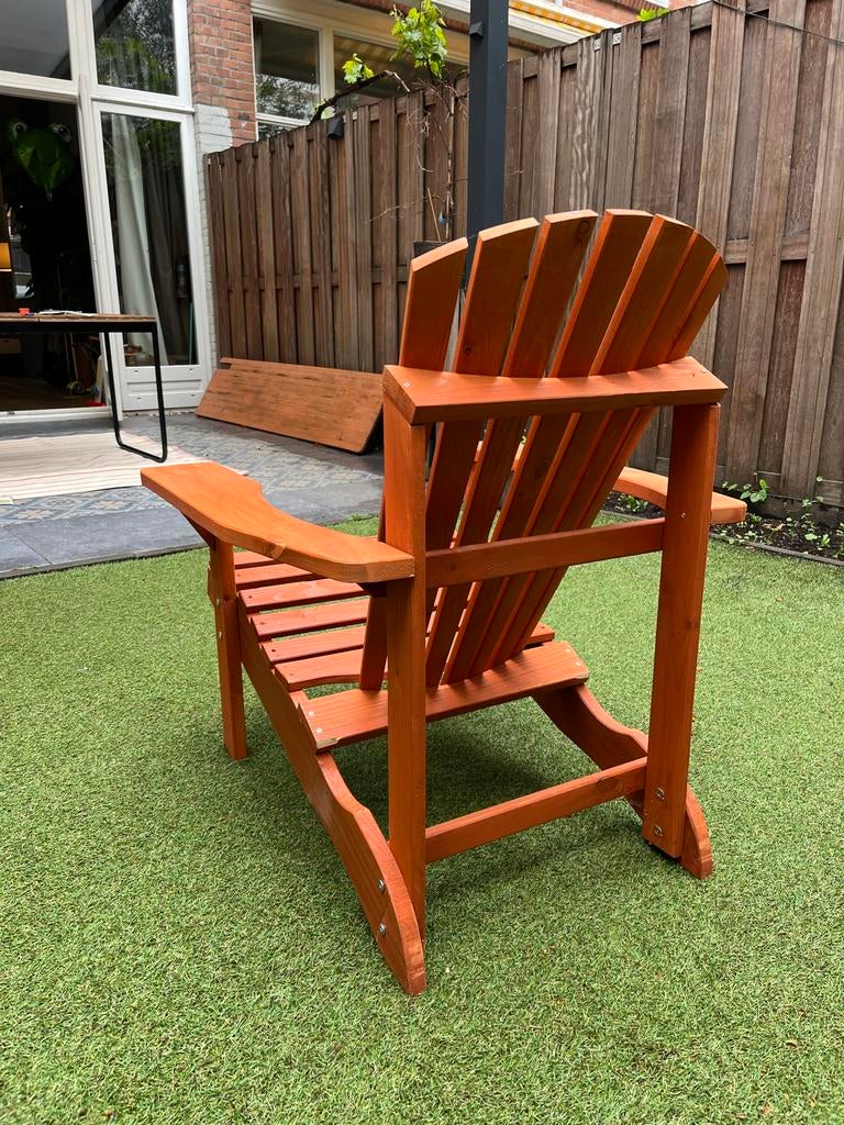 Adirondack Tuinstoel - Nieuwstaat, Tuin en Terras, Ophalen, Zo goed als nieuw, Hout
