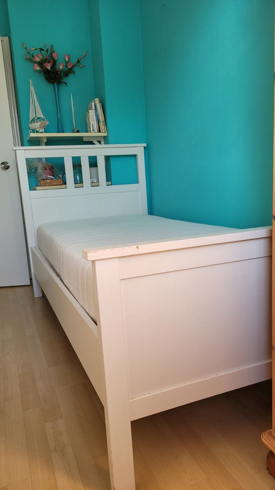 Ikea Hemnes 1-persoons bed, Ophalen, Gebruikt, 90 cm, Eenpersoons