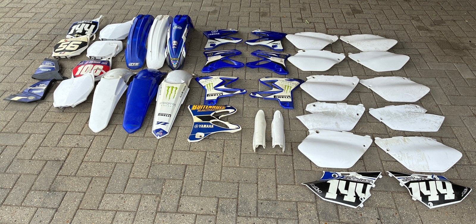 Yamaha YZ125 YZ250 2006?-2012? - plasticwerk, Ophalen of Verzenden, Gebruikt