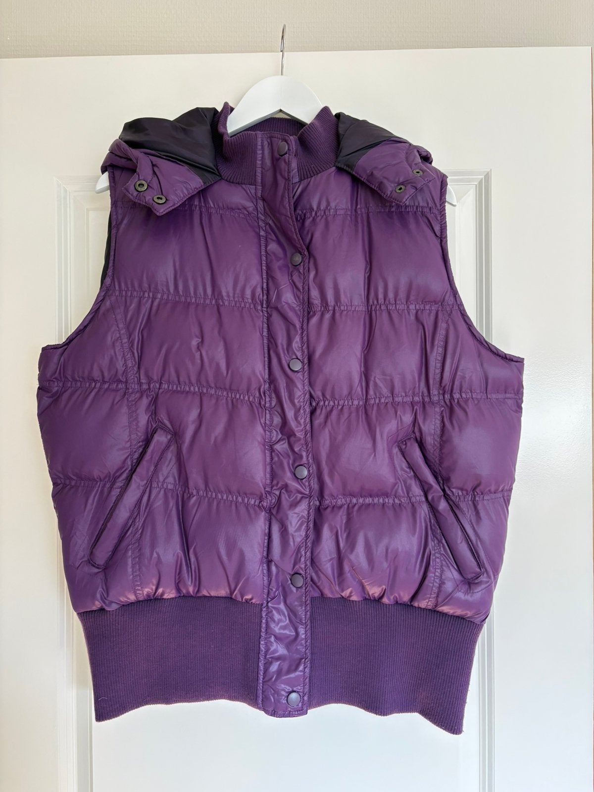 Bodywarmer paars van de Hema, Kleding | Dames, Ophalen of Verzenden, Gedragen, Maat 46/48 (XL) of groter, Paars