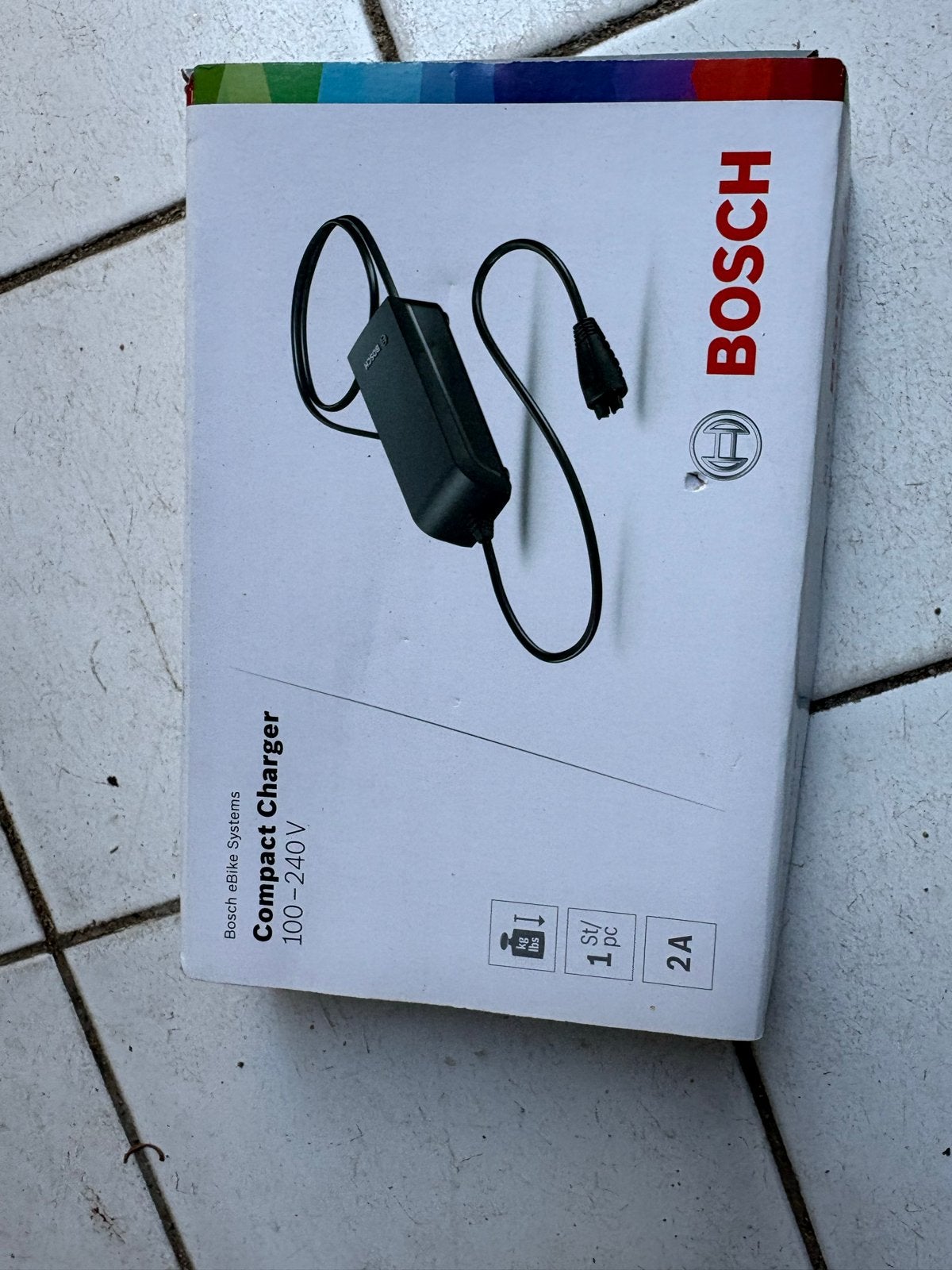 Bosch Compact Charger 2A voor e-bikes, Nieuw