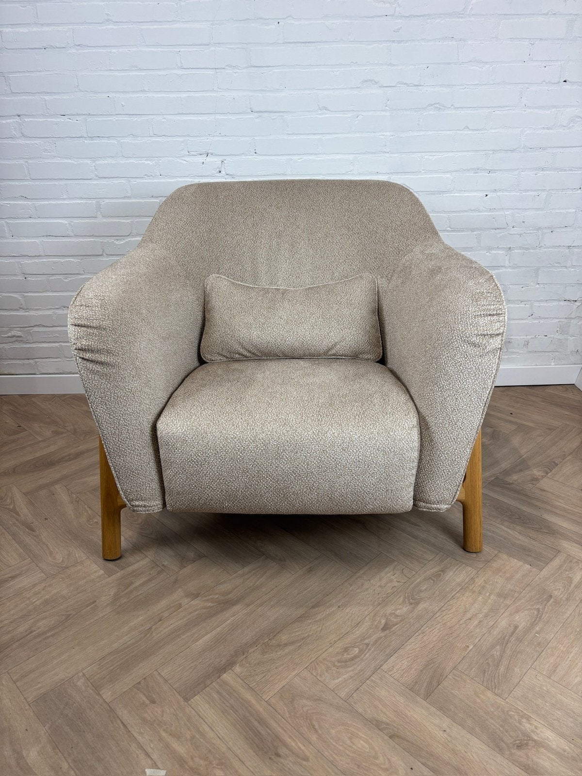 DePadova Pilotis Fauteuil *nieuwe stof*, Modern design, 75 tot 100 cm, Ophalen of Verzenden, Zo goed als nieuw