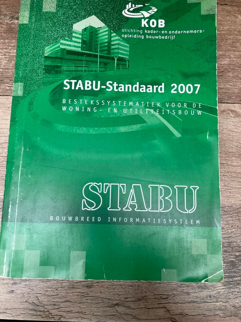STABU-Standaard 2007 Bestekssystematiek Bouw, Ophalen of Verzenden, Gelezen, Bouwkunde