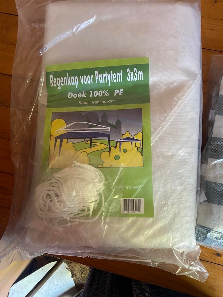 Regenkap voor party tent, Ophalen of Verzenden, Nieuw
