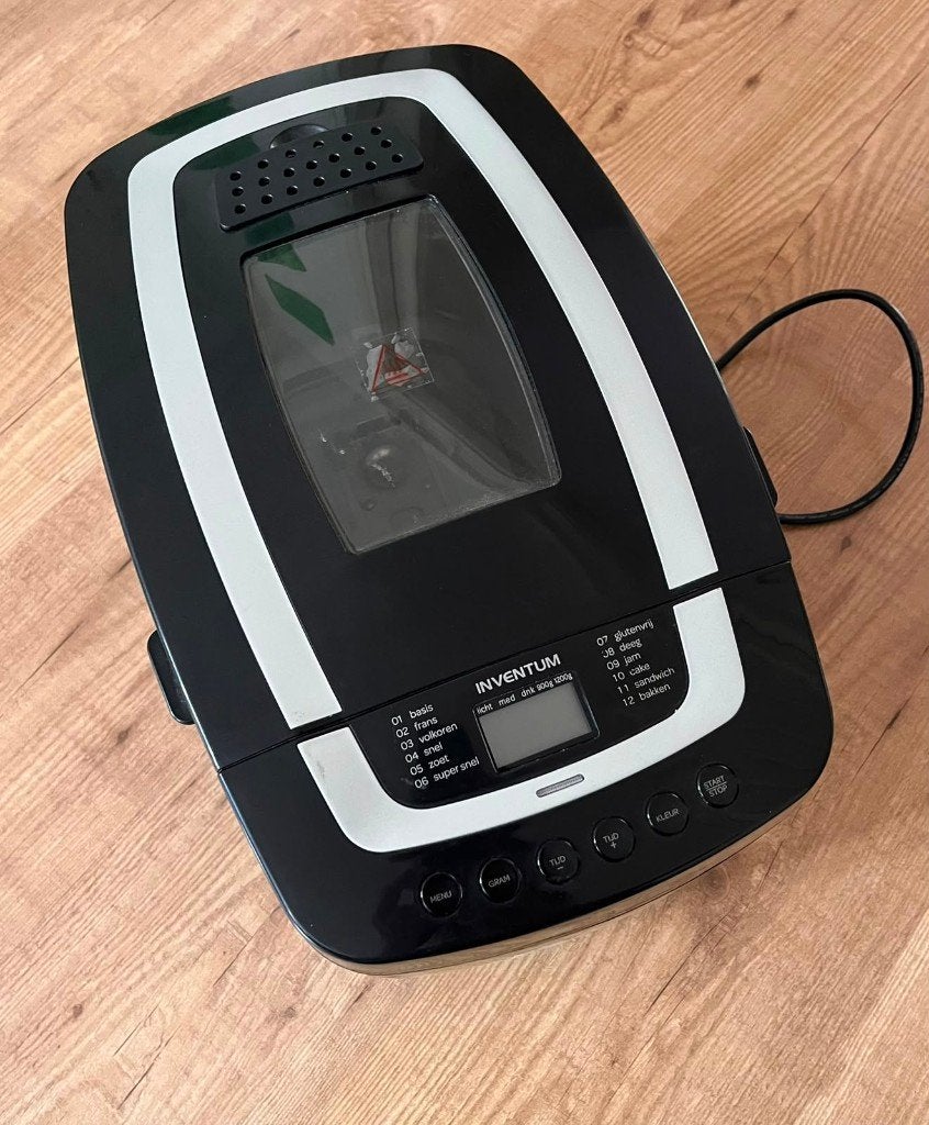 Inventum BM121B Broodbakmachine – Zo goed als nieuw, Witgoed en Apparatuur, Broodbakmachines, 800 tot 1200 gram deeg, Zo goed als nieuw
