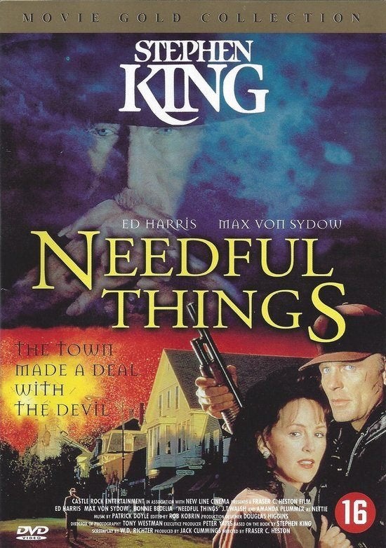 Needful Things - Stephen King DVD 8715664021552, Alle leeftijden, Ophalen of Verzenden, Zo goed als nieuw