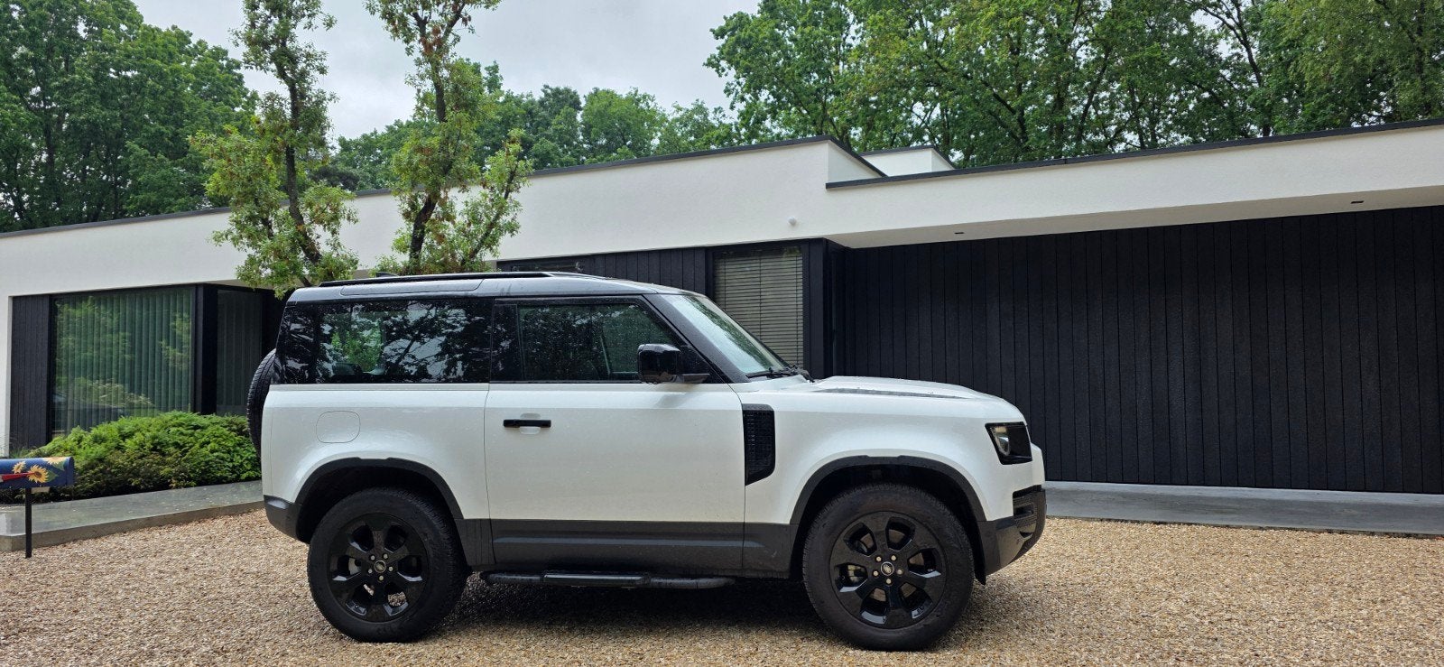 Land Rover Defender 2021 Wit, Auto's, Bestelauto's, Particulier, 360° camera, 4x4, ABS, Achteruitrijcamera, Adaptive Cruise Control