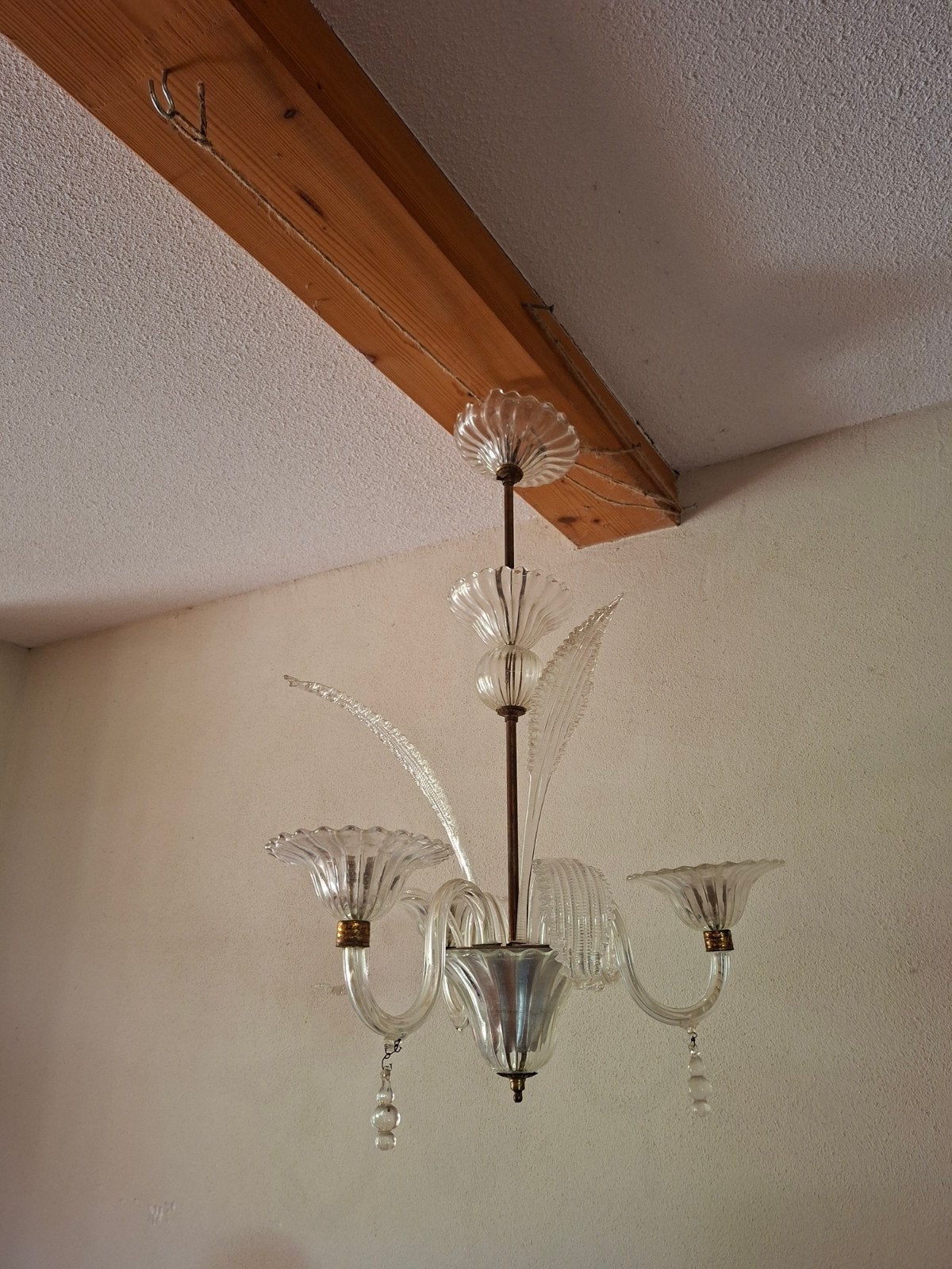 Murano lamp hanglamp glas design plafondlamp, Ophalen, Glas