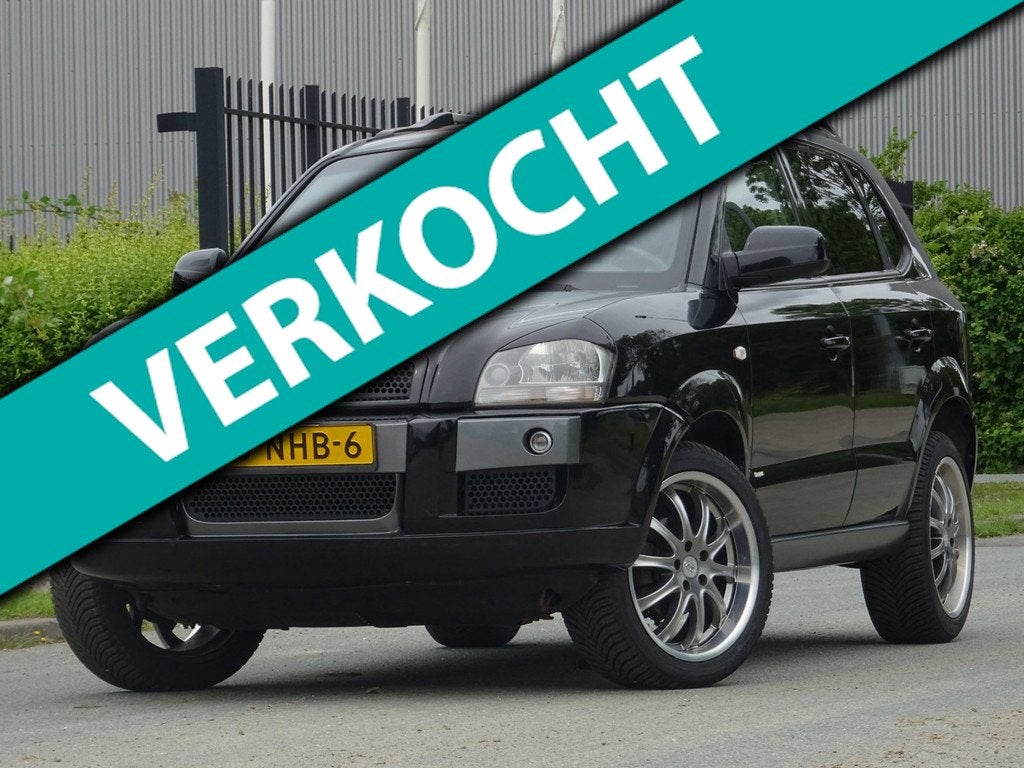 Hyundai Tucson Verkocht! Verkocht!, Gebruikt, 4 cilinders, Zwart, Handgeschakeld