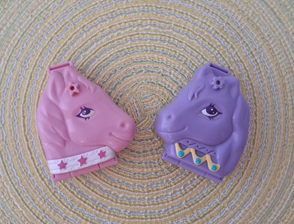 Polly Pocket - Arabian Beauty & Polly's Western Pony, Ophalen of Verzenden, Gebruikt