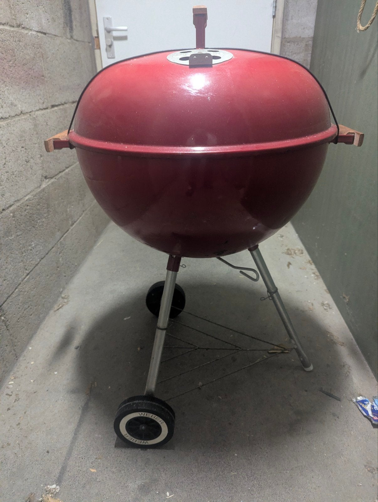 VANDAAG 25 EURO! Weber Kettle 57cm, Ophalen of Verzenden, Gebruikt, Weber