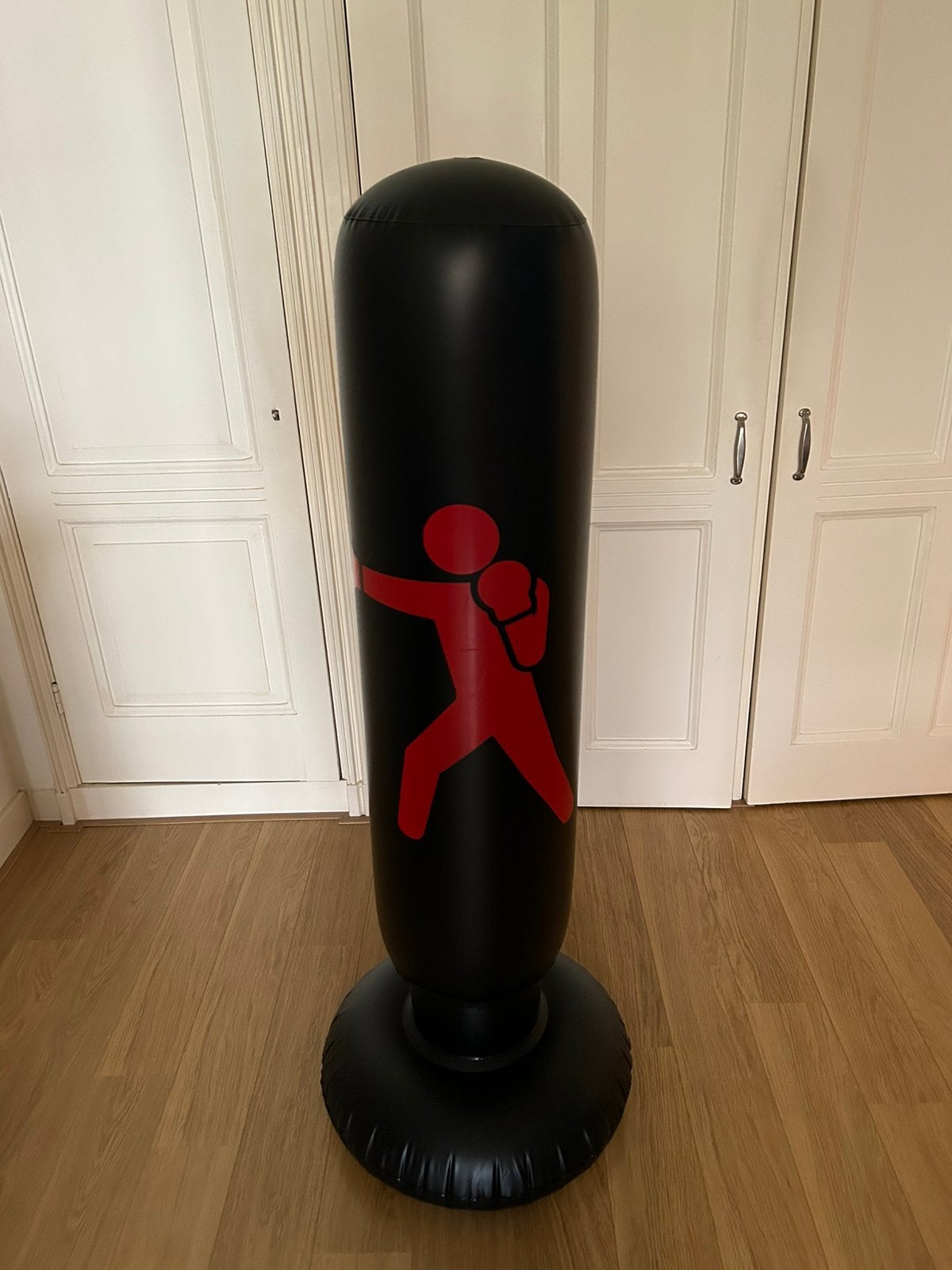 Opblaasbare boxbal - incl handschoenen, Ophalen of Verzenden, Zo goed als nieuw, Boksbal