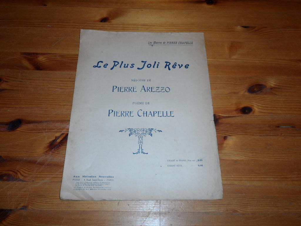 Pierre arezzo - le plus joli reve, Zang, Gebruikt, Ophalen of Verzenden, Artiest of Componist