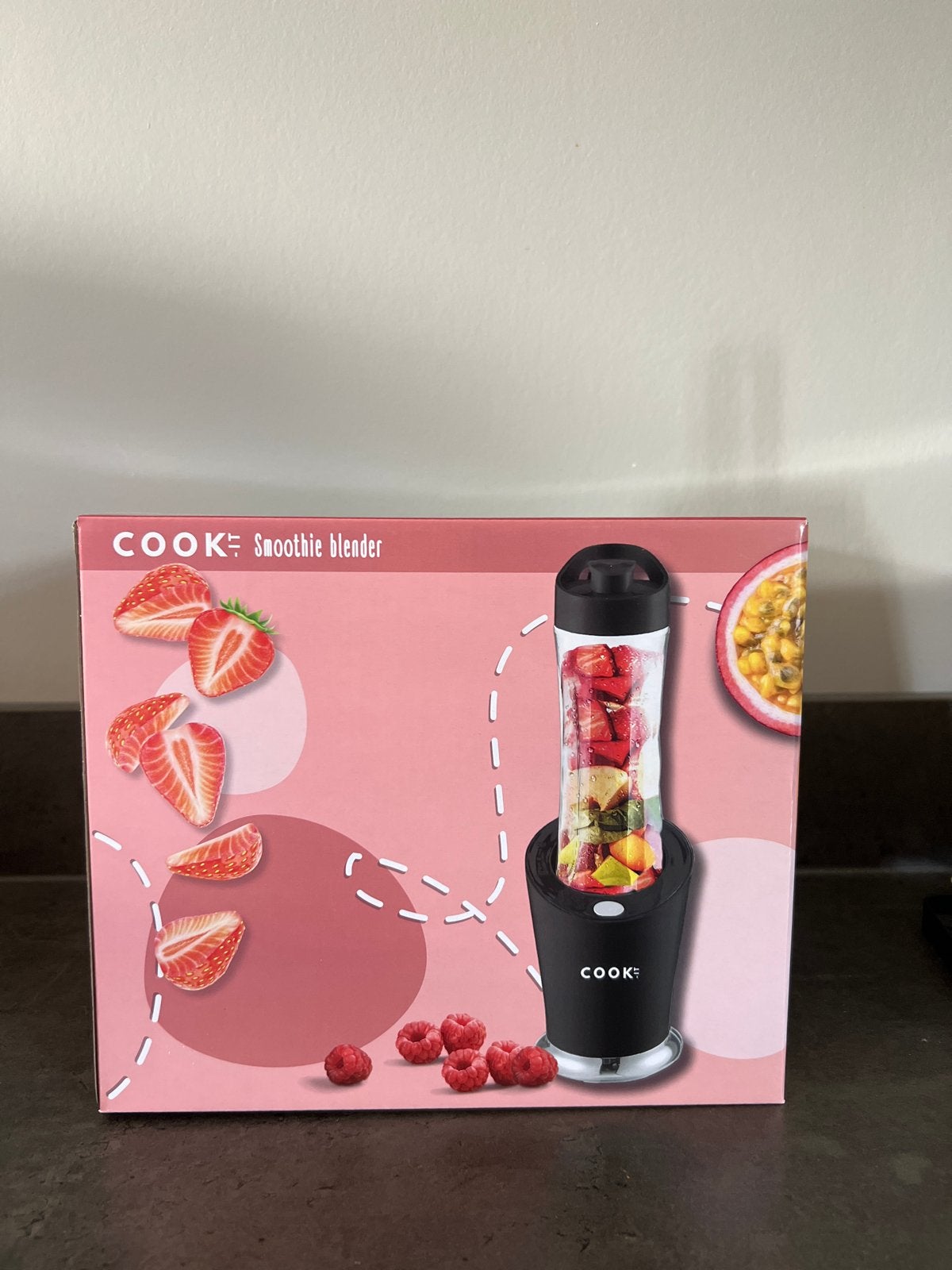 COOK Smoothie Blender met 2 To-Go Bekers - Nieuw in Doos, Ophalen of Verzenden, Nieuw, Blender to go