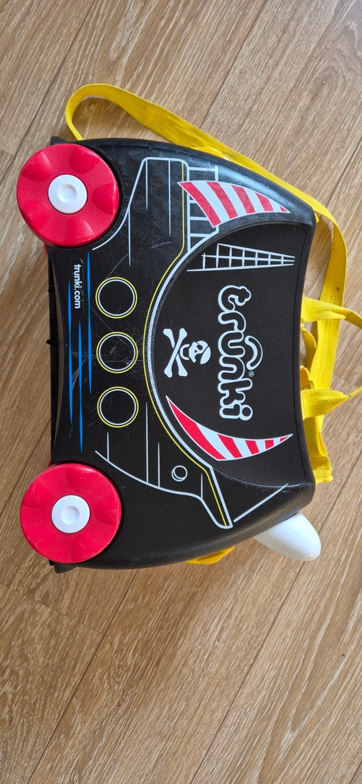 Trunki kinder koffer piraten design met nekkussen, Ophalen, Gebruikt