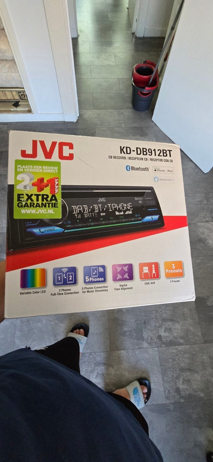 jvc kd-db912bt DAB+ CD MP3 USB Spotify Bluetooth 2DIN, Auto diversen, Ophalen of Verzenden