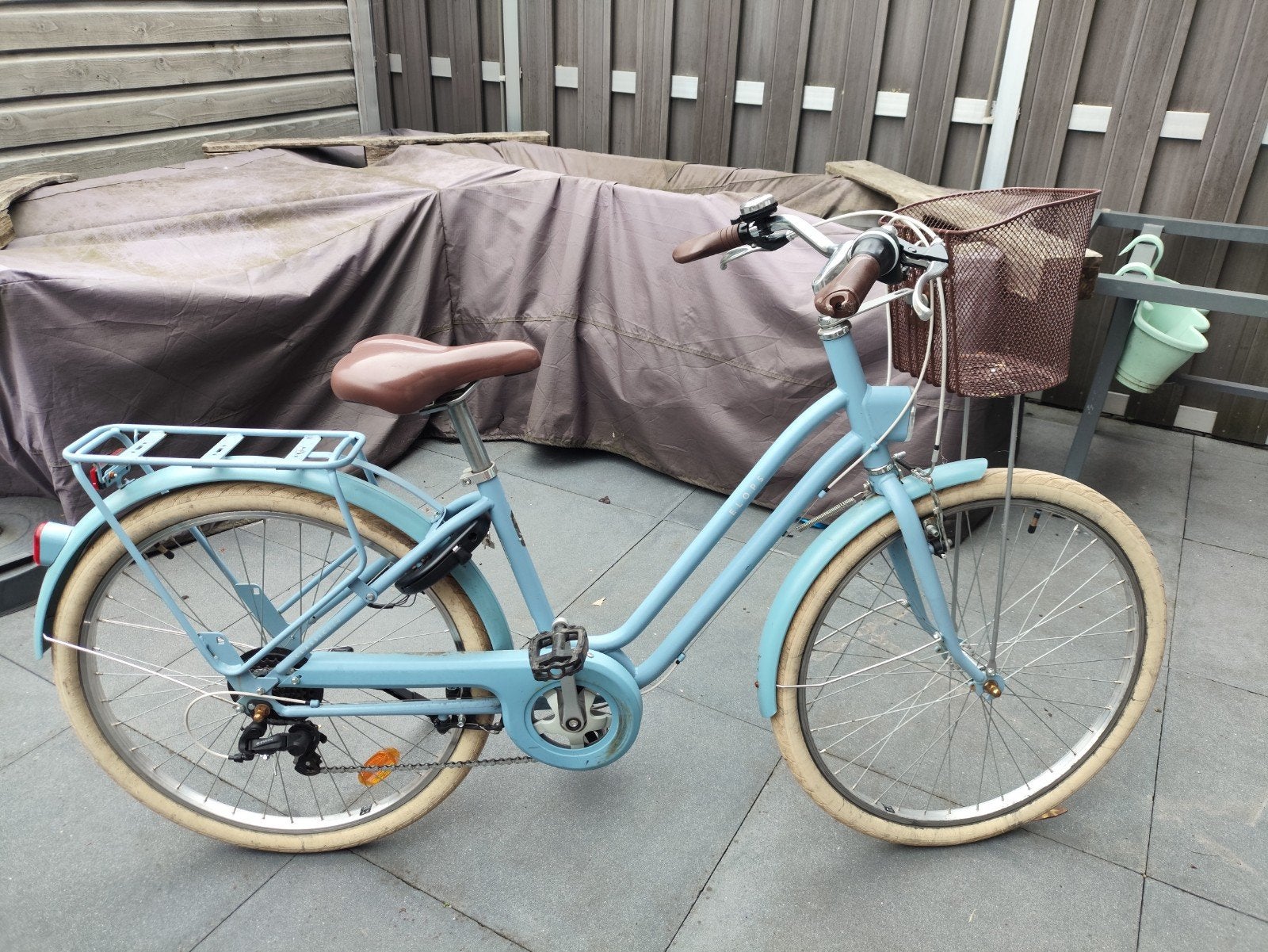 Meisjesfiets - Gebruikt door dochter van 10-12 jaar, Velgrem, Versnellingen, Ophalen of Verzenden, Gebruikt