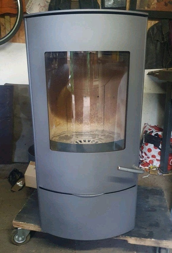 speksteen houtkachel JP scan, .broer scan, jotul, dovre, Ophalen, Houtkachel, Zo goed als nieuw, Vrijstaand