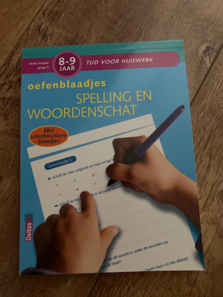 Oefenblaadjes Spelling en Woordenschat 8-9 jaar (groep 5), Ophalen of Verzenden, Gelezen, Overige niveaus, Nederlands