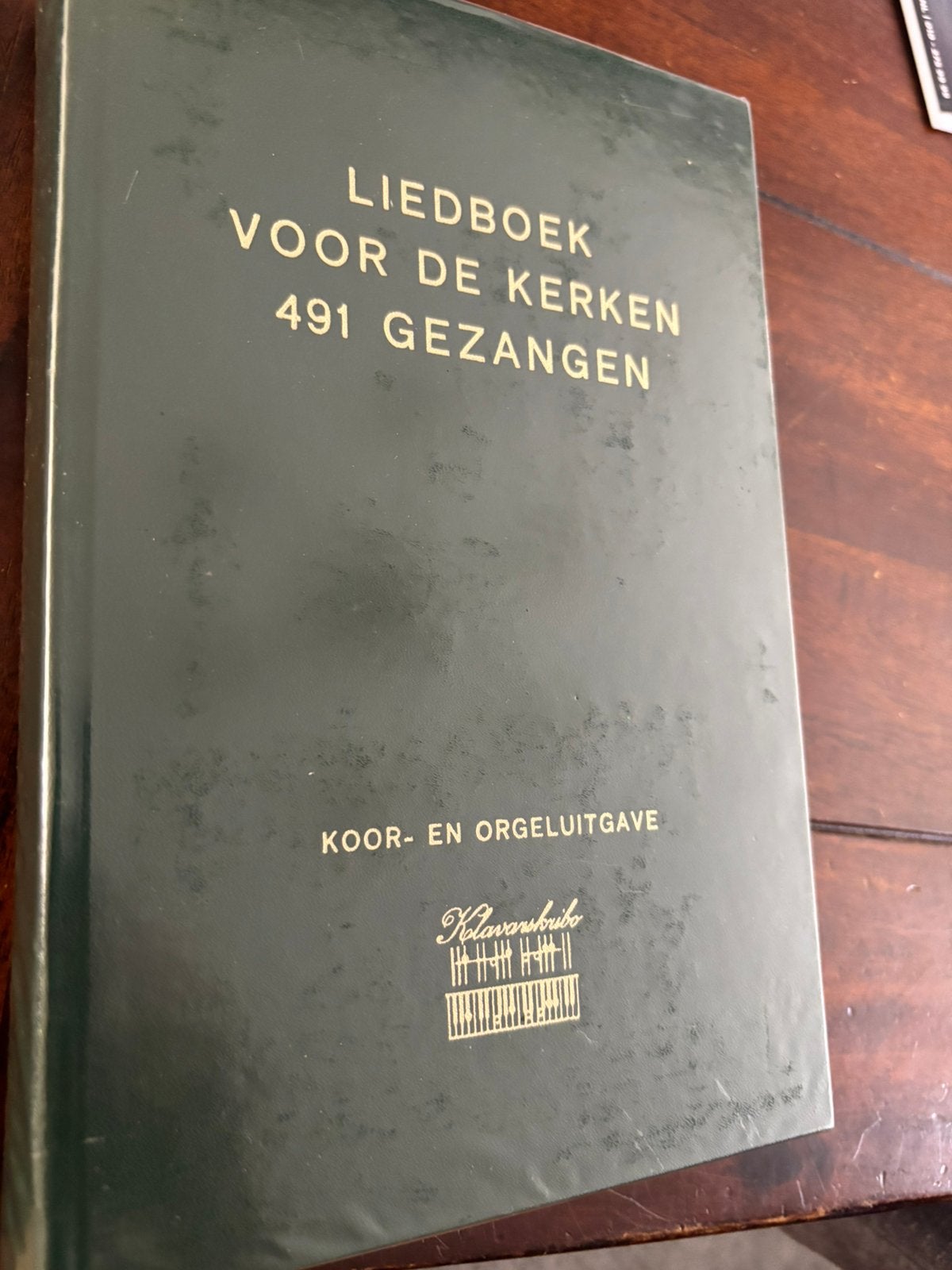 KLAVARSKRIBO LIEDBOEK VOOR DE KERKEN KOOR- en ORGELUITGAVE, Muziek en Instrumenten, Bladmuziek, Gebruikt, Thema, Religie en Gospel