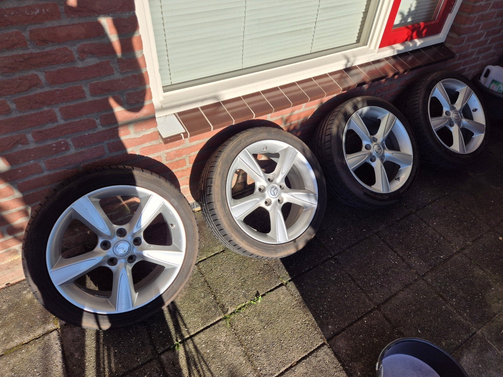 Mazda mx5 nc wielen, Ophalen, Gebruikt, Banden en Velgen, 17 inch