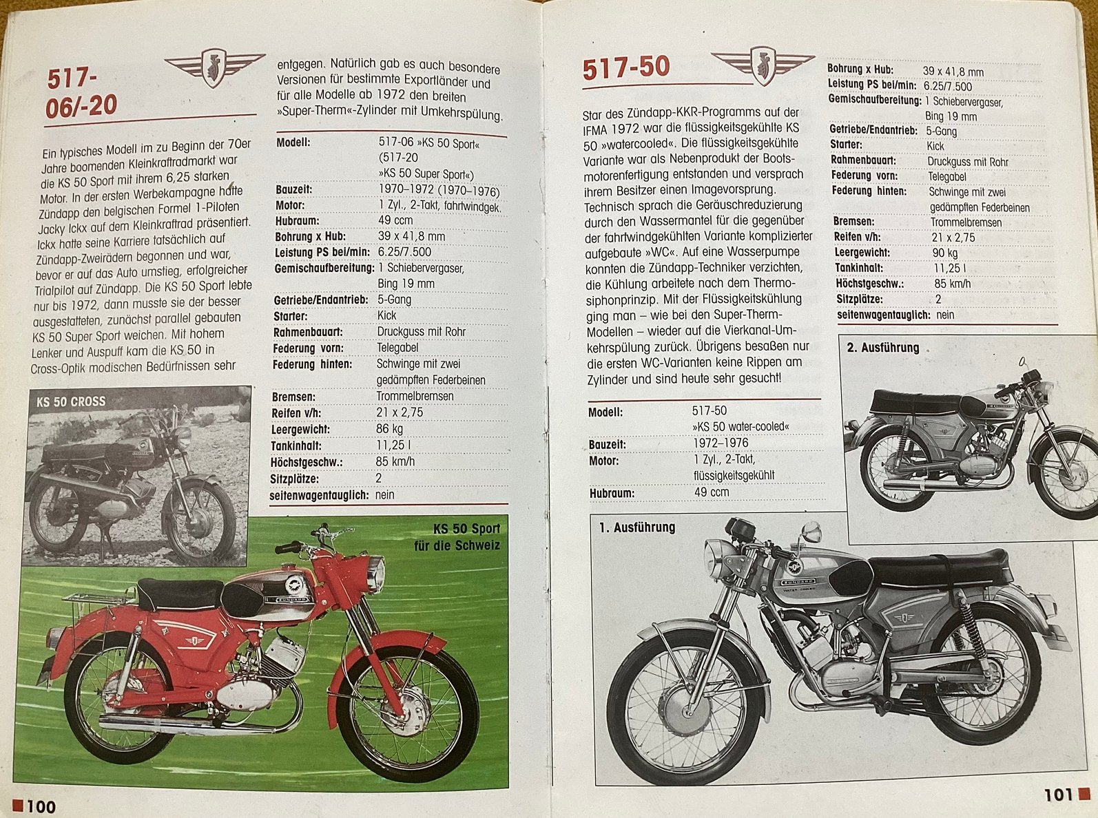 Zundapp modellen kompas 1922 tot 1984, Ophalen of Verzenden, Overige merken