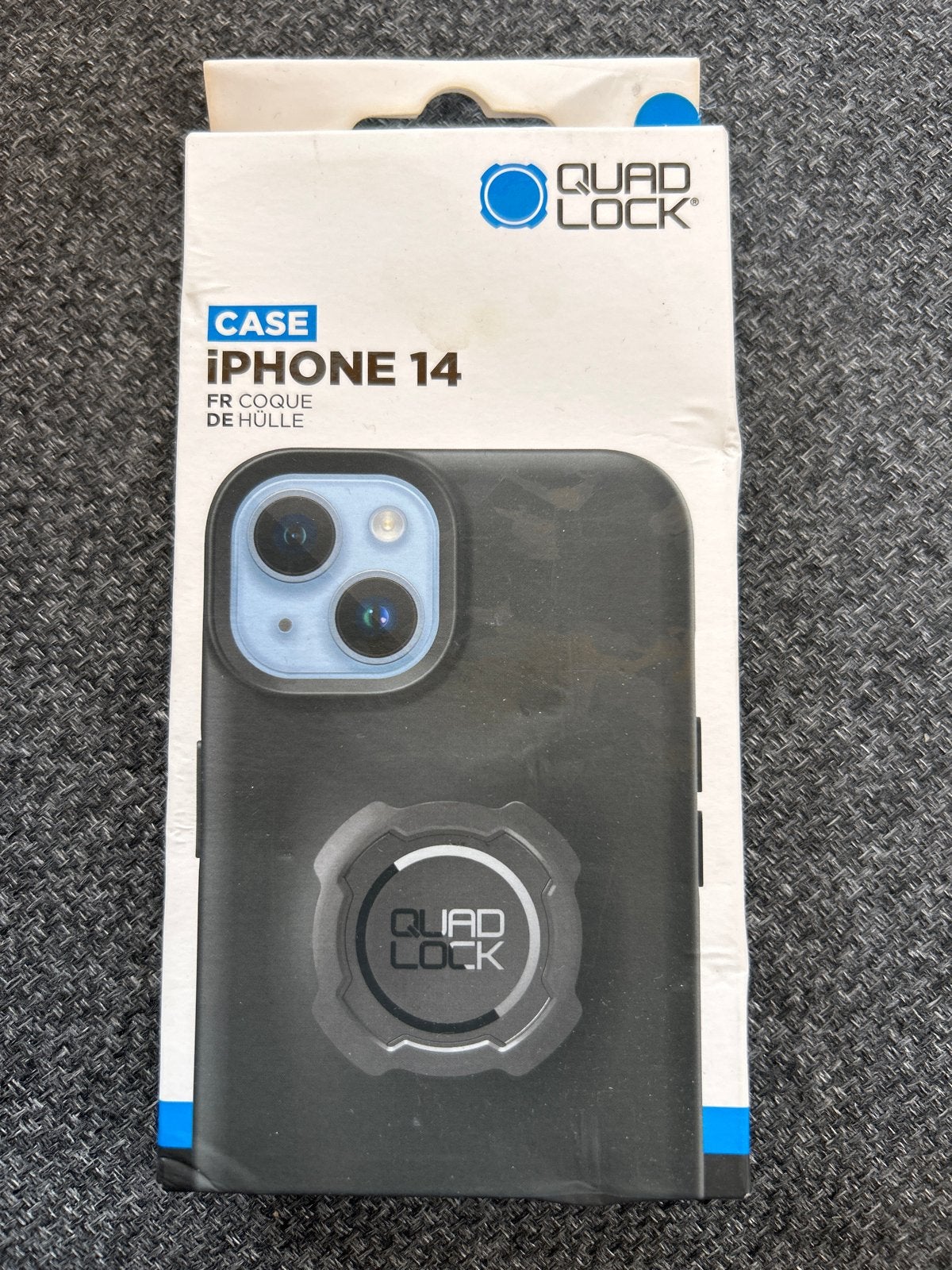 Quad Lock Case voor iPhone 14, Kunststof, Zwart, IPhone 14, Quad Lock
