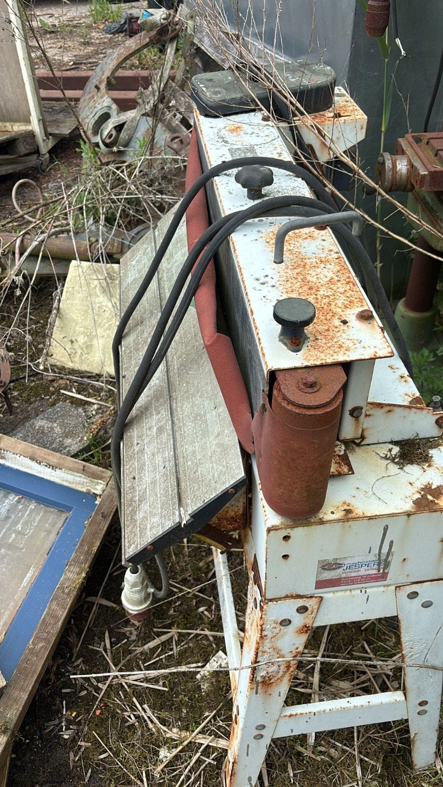 Bandschuurmachine, Ophalen