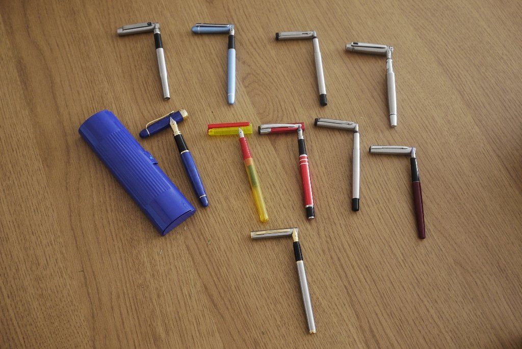 vulpen verzameling los parker postbank enz 10 stuks, Ophalen of Verzenden, Gebruikt, Vulpen, Parker