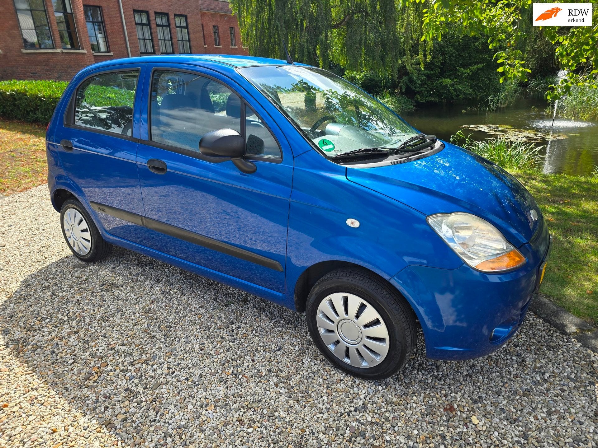 Chevrolet Matiz 0.8 Pure, Auto's, Voorwielaandrijving, Gebruikt, ABS, Blauw