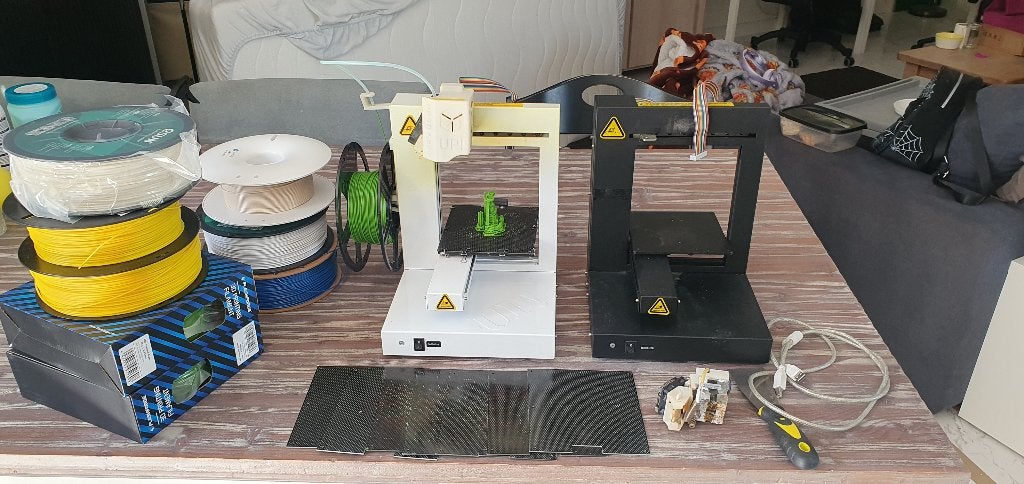 3d printer Up Plus 2 en parts Up Plus 1 pp3dp tiertime, Ophalen, Gebruikt, Onbekend, Filament